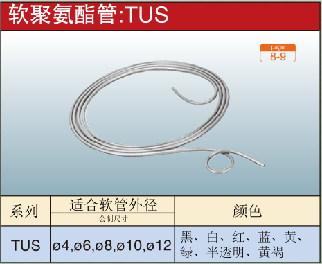 软聚氨酯管:TUS